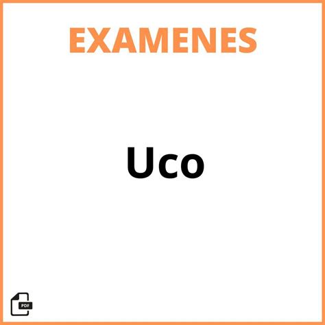 uco examenes|Iba pa.
